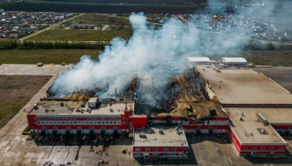 Incendie de bâtiment industriel classé en zone Atex